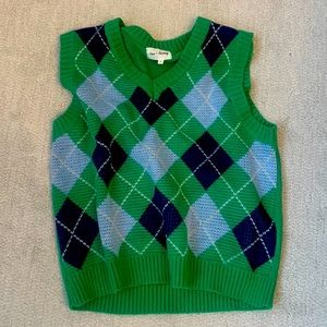 Kelley Green Sweater Vest